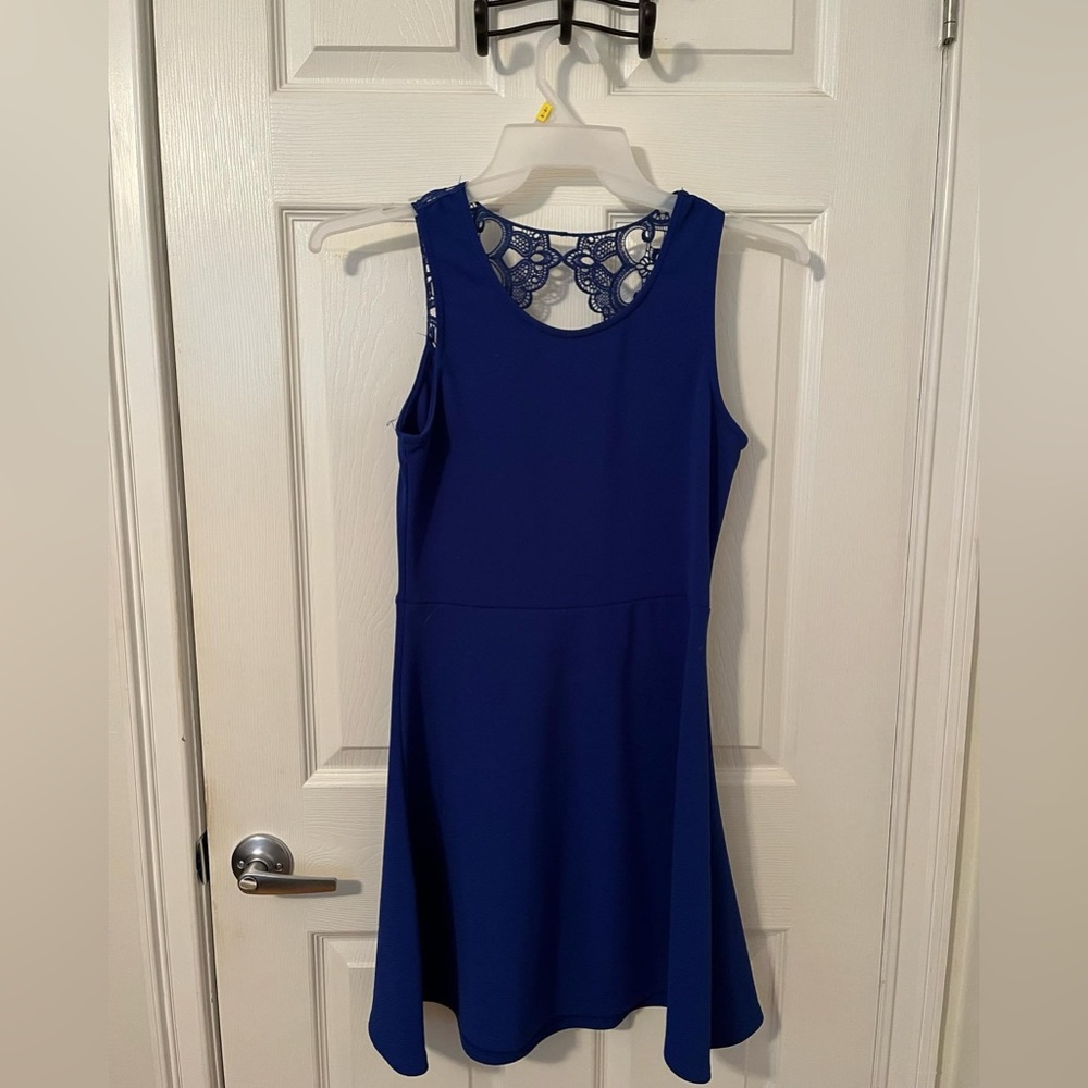 Blue dress